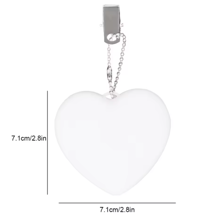 Touch Sensor Handbag Light Heart LED Purse Night Light Bag Lamp with Clip Mother'S Day Gift