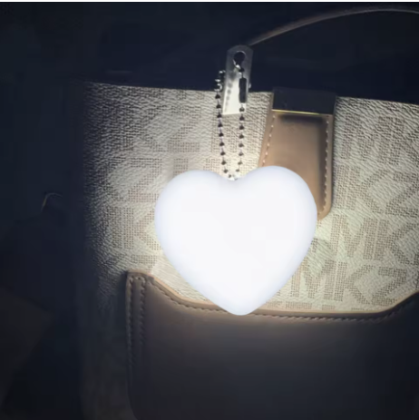 Touch Sensor Handbag Light Heart LED Purse Night Light Bag Lamp with Clip Mother'S Day Gift