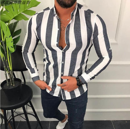 Striped Men Shirt