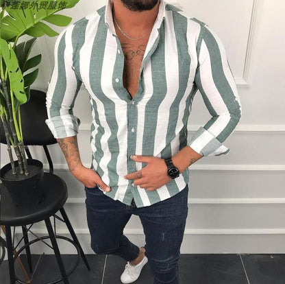 Striped Men Shirt