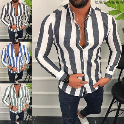 Striped Men Shirt