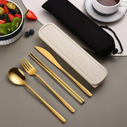 Gold Dinnerware Set