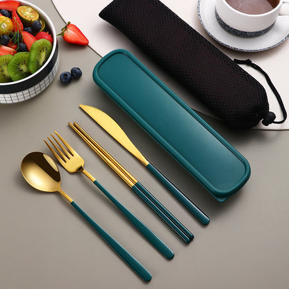 Gold Dinnerware Set